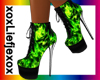 [L] Green Flame Boots