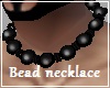 Black Bead Necklace