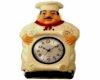 Fat Chef Kitchen Clock