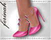 Fuschia Gemstone Heels