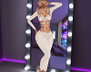 Sexy Cream Pants Suit