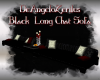 [DZ]Black Long Chat Sofa