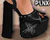 Crude Ribbon Shoes Black
