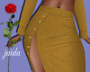 Solid Gold Knit Skirt