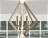 H. Chandelier Small Gold