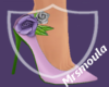 Purple May Bride Shoe