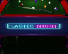 Ladies Night Pool Table