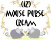 (IZ) Mouse Purse Cream