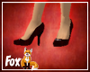 Fox~ Black Dress Pumps