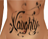 Naughty Belly Tattoo