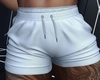 M| White Inked Shorts