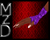 MzD Sequin Gloves Purple