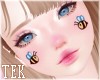[T] Bees face stickers