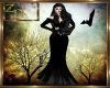 black sulty gown