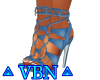 Strappy heels L BlueJean
