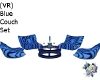 (VR) Blue Couch set