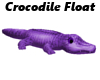 Crocodile Float (purple)