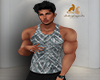 Abstract Muscle Shirt