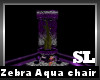 Zebra Aqua Chair