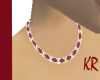 *KR-Ruby Gem Necklace