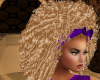 Honey DiscoAfro Purp Bow