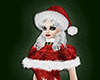 Mrs Santa R&W Fur Cloak