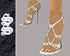 !*9v1 White Bling Shoes