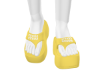 yellow miu sandals 2/3