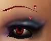 eyebrows stud red  R