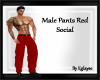 male pants red 