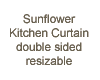 Sunflower Curtain
