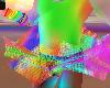 rainbow fishnet tutu