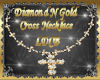 DIAMOND,GOLD CROSS