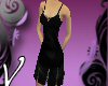 (V)short black dress