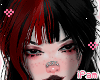 p. inaba blk red hair