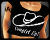 !A CowGirlUp Top Black