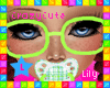 !L Lucy Glasses Green