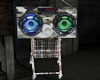 :3 Retro Radio on Cart