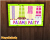 Pajama  Party Wall Frame