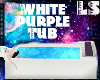 White Purple Tub