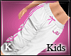 K| Kids ' White Shorties