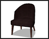 Brown Round Back Chair ~