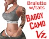 Gray CK Bralette w/tats