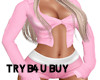 Itty bitty pink top