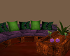 Purple & Green couch