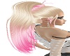 Pink , Blond long Hair