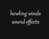 howling winds sound fx