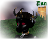 Black Demon Horn Crown