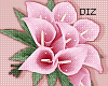 !!D Lily Bouquet Pink