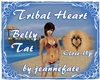 Tribal Heart Belly Tat F